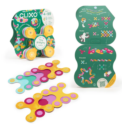 Clixo magnetisch bouwspeelgoed 9-delige Tiny &amp; Mighty set