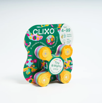 Clixo magnetisch bouwspeelgoed 9-delige Tiny &amp; Mighty set