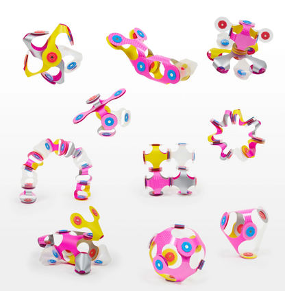 Clixo magnetisch bouwspeelgoed 9-delige set