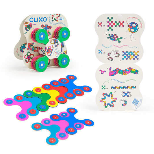 Clixo magnetisch bouwspeelgoed 9-delige set