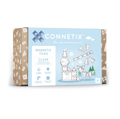 Connetix Clear Starter Pack 34-delig