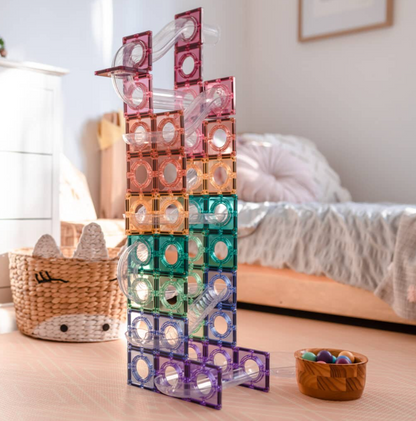 Connetix Pastel Ball Run 106-delig