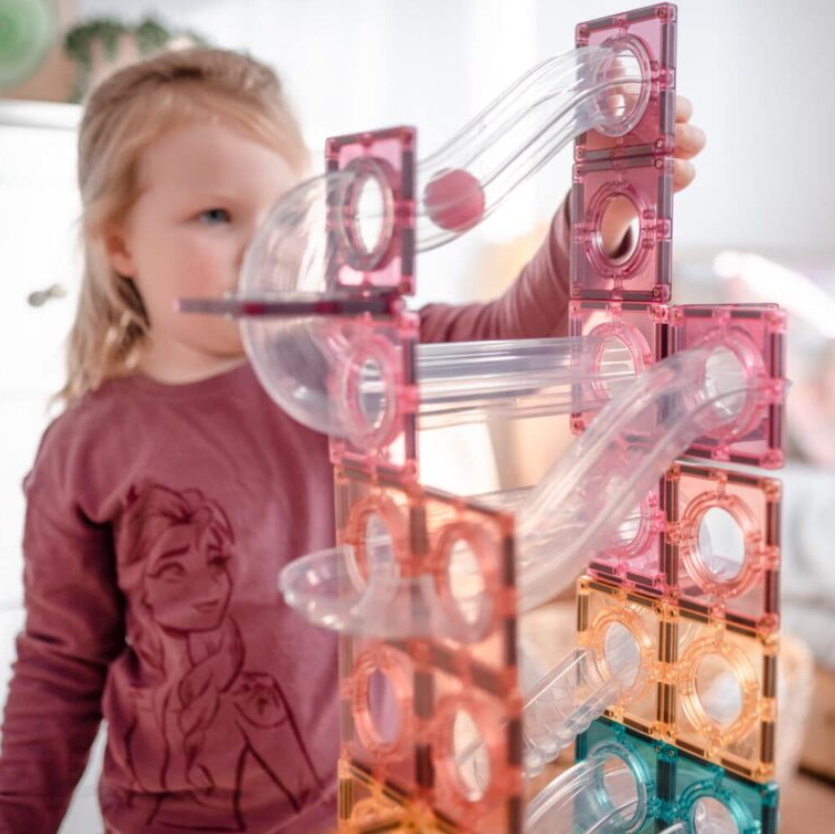 Connetix Pastel Ball Run 106-delig