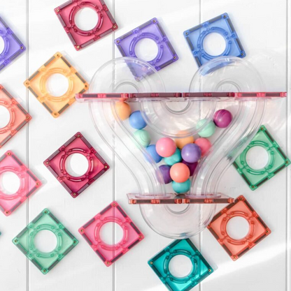 Connetix Pastel Ball Run 106-delig