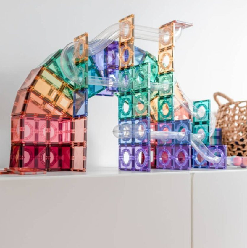 Connetix Pastel Ball Run 106-delig