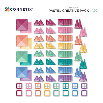 Connetix Pastel Creative Pack 120-delig