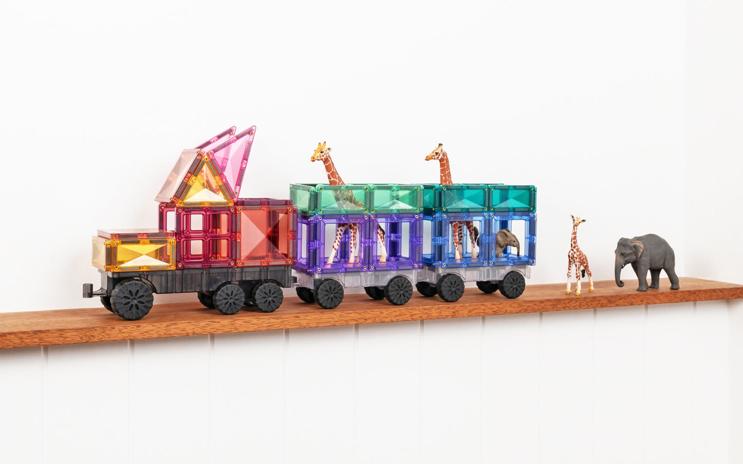 Connetix Pastel Transport Pack 50-delig