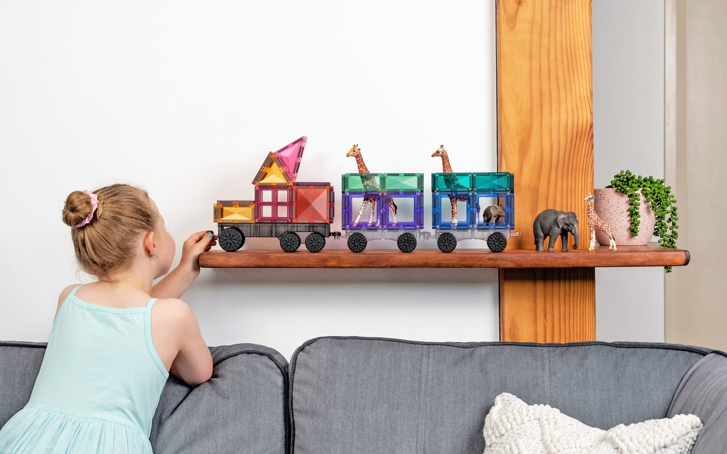 Connetix Pastel Transport Pack 50-delig