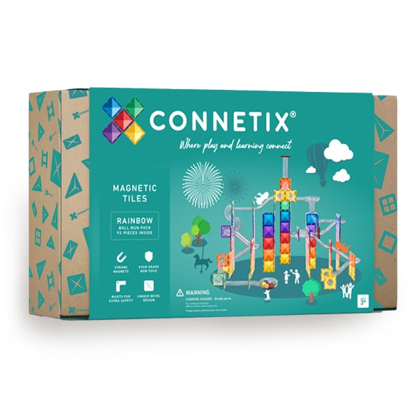 Connetix Rainbow Ball Run 92-delig