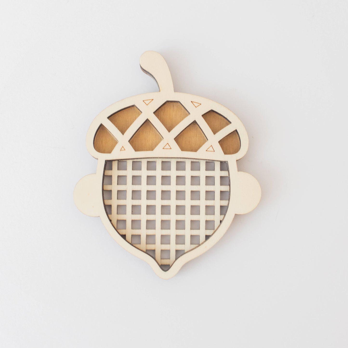 Houten zeefje - Eikeltje 