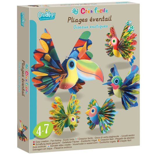 Vouwset ‘Exotische vogels’