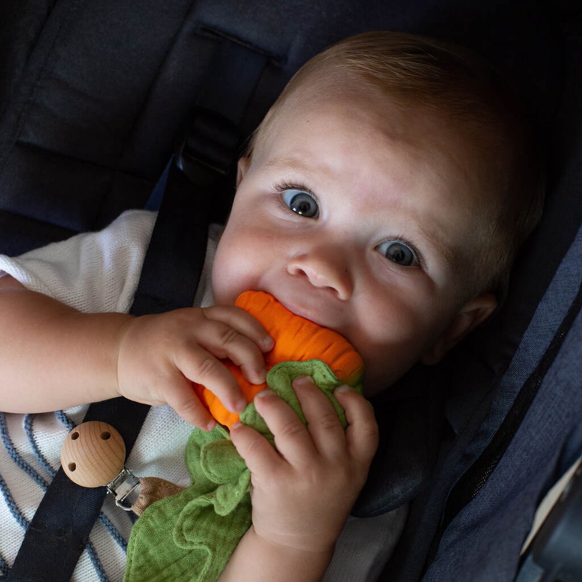 Bijtspeeltje en doudou - Cathy The Carrot