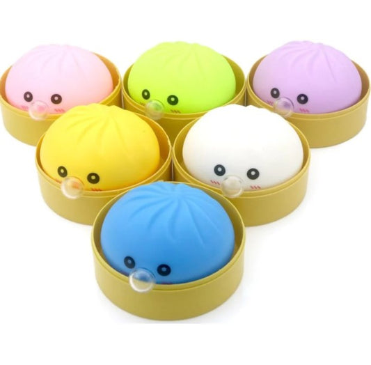 Mystery Squishy Dumpling Fidget - Bubble Blower (8,5 cm)