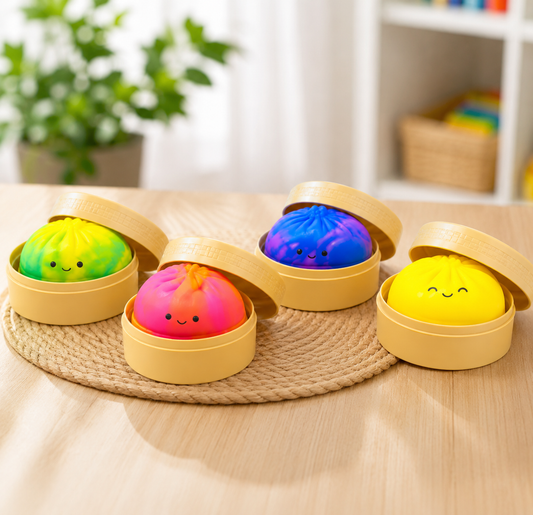 Mystery Squishy Dumpling Fidget - Tie Dye