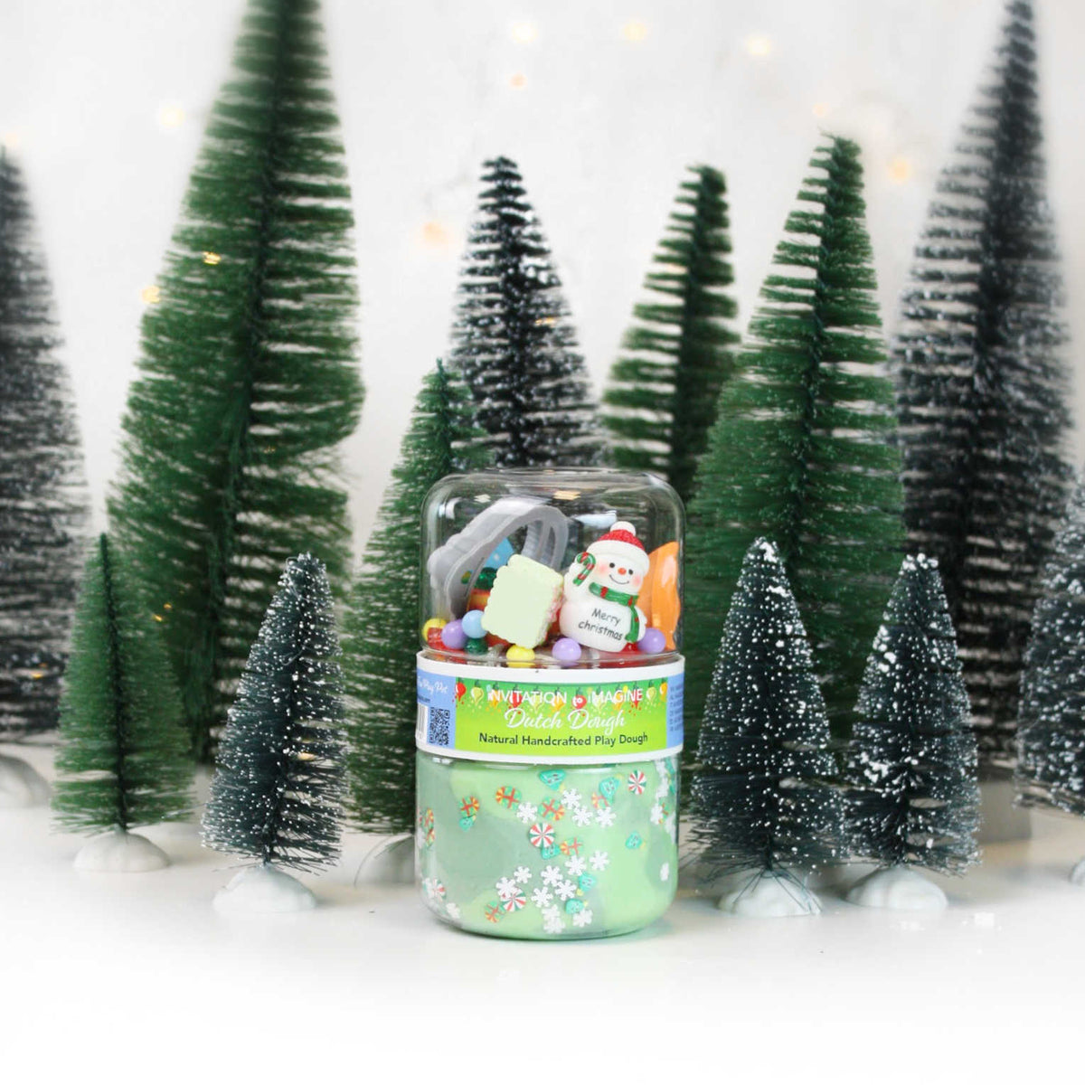 Play Pot met natuurlijk speeldeeg - Kerst