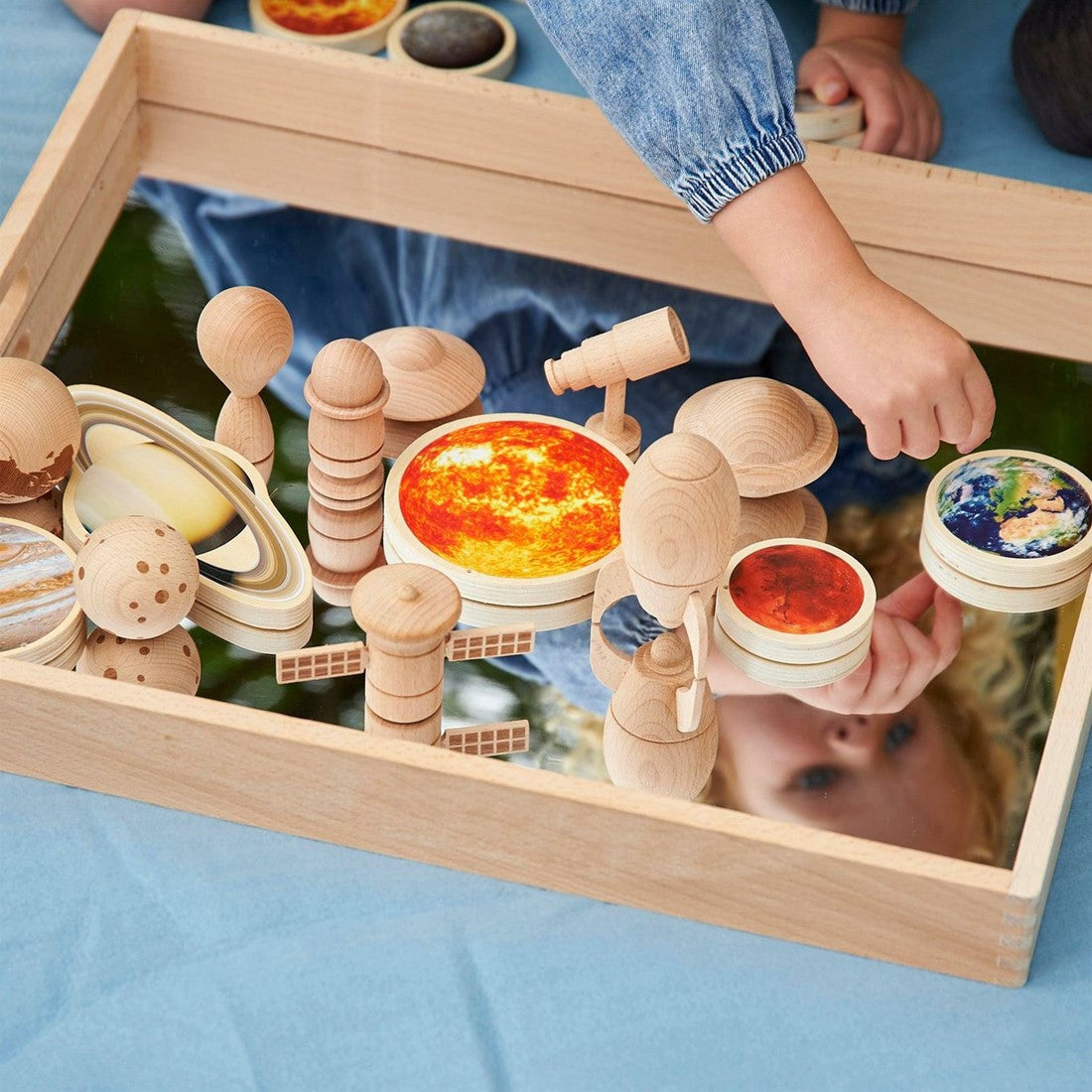 Tickit Houten zonnestelselschijven