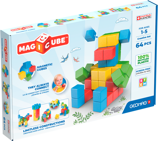 GeoMag Magicube Creative Set (64-delig)