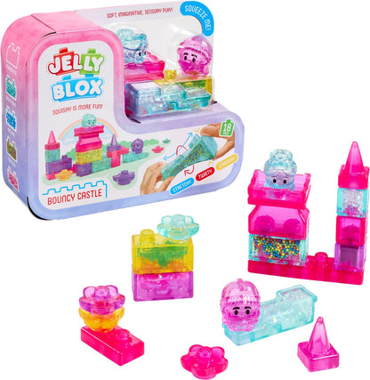Jelly Blox Bouncy Castle – Sensorische bouwset met kasteel (18-delige set)