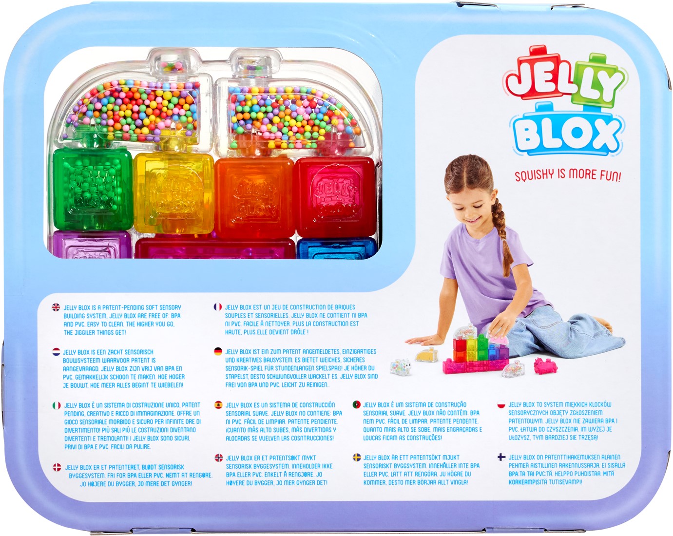 Jelly Blox Bouncy Castle – Sensorische bouwset met kasteel (18-delige set)