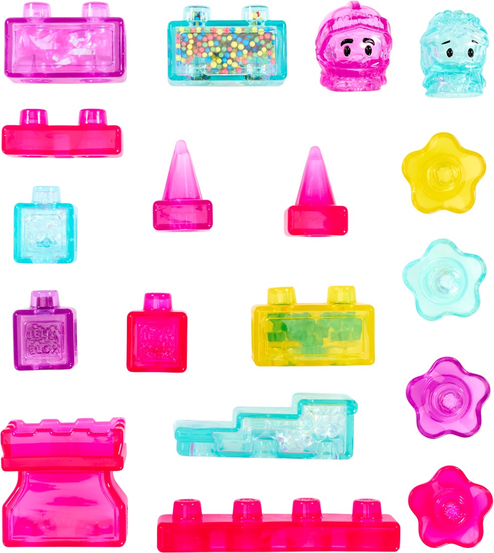 Jelly Blox Bouncy Castle – Sensorische bouwset met kasteel (18-delige set)