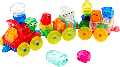 Jelly Blox Squish Train Set - Sensorische bouwtrein met zachte bouwblokken (35-delige set)