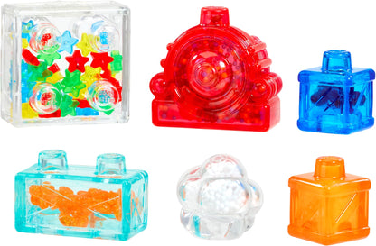 Jelly Blox Squish Train Set - Sensorische bouwtrein met zachte bouwblokken (35-delige set)