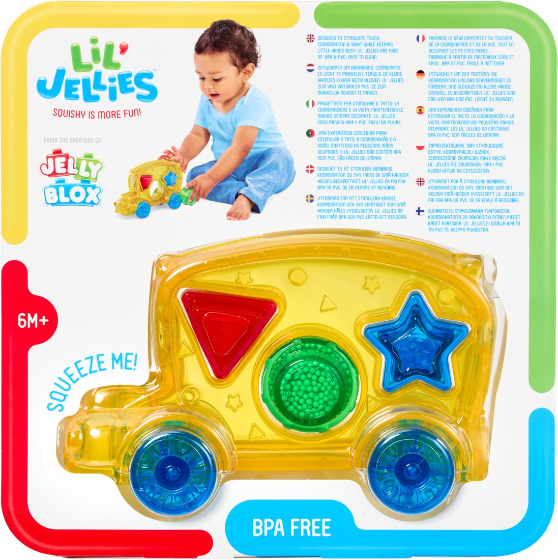 Goliath Lil' Jellies Jelly Bus – Sensorische speelbus voor baby's en peuters
