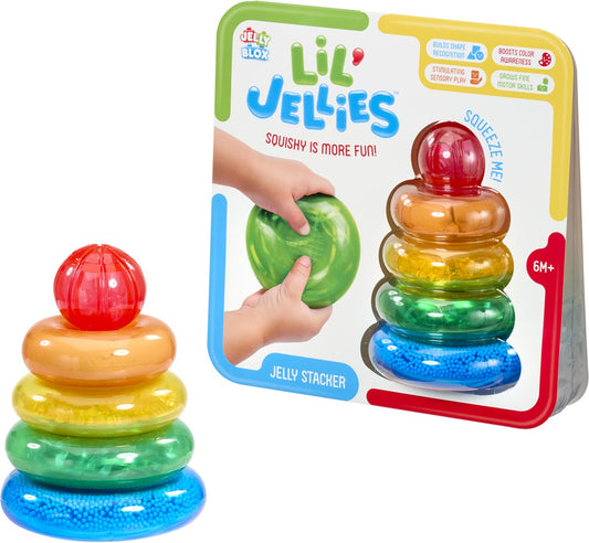 Goliath Lil' Jellies Jelly Stacker – Zachte stapeltoren voor baby's en peuters