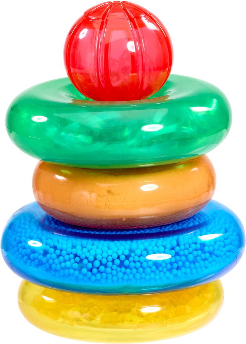 Goliath Lil' Jellies Jelly Stacker – Zachte stapeltoren voor baby's en peuters