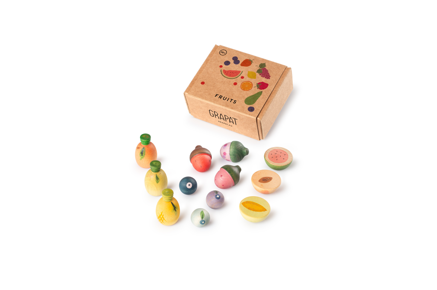 Grapat Fruits - 12-delig
