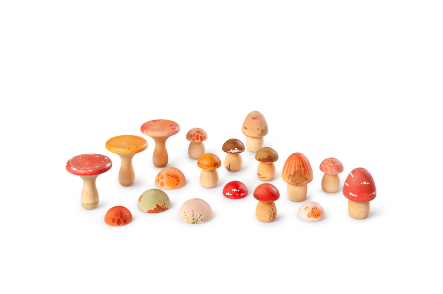 Grapat Mandala Mushroom Grove - 18-delig