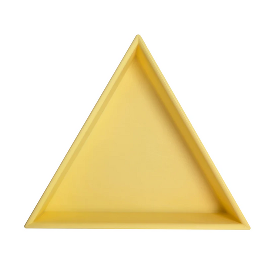 Mandigo pastel inlegdriehoek - geel