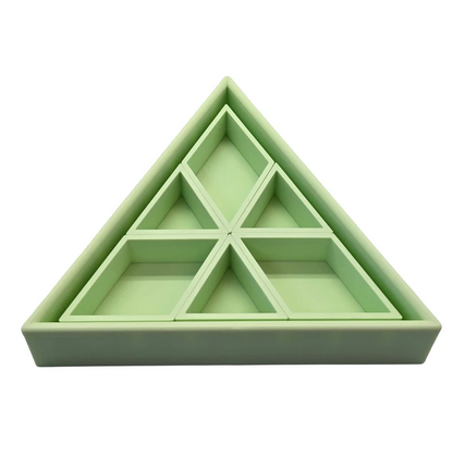 Mandigo pastel inlegdriehoek - groen