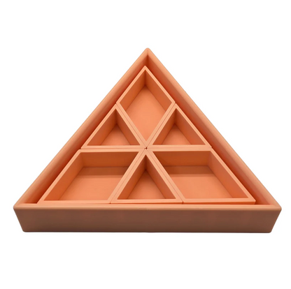 Mandigo pastel inlegdriehoek - oranje