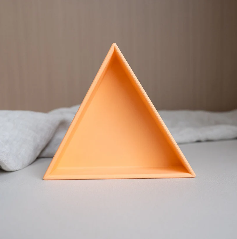 Mandigo pastel inlegdriehoek - oranje