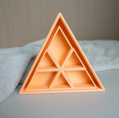 Mandigo pastel inlegdriehoek - oranje