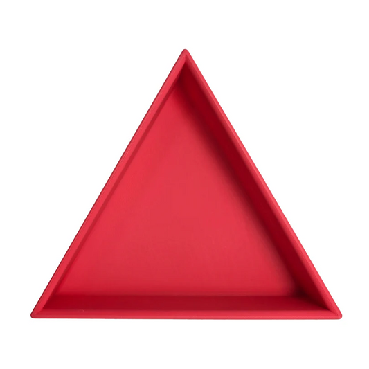 Mandigo pastel inlegdriehoek - rood