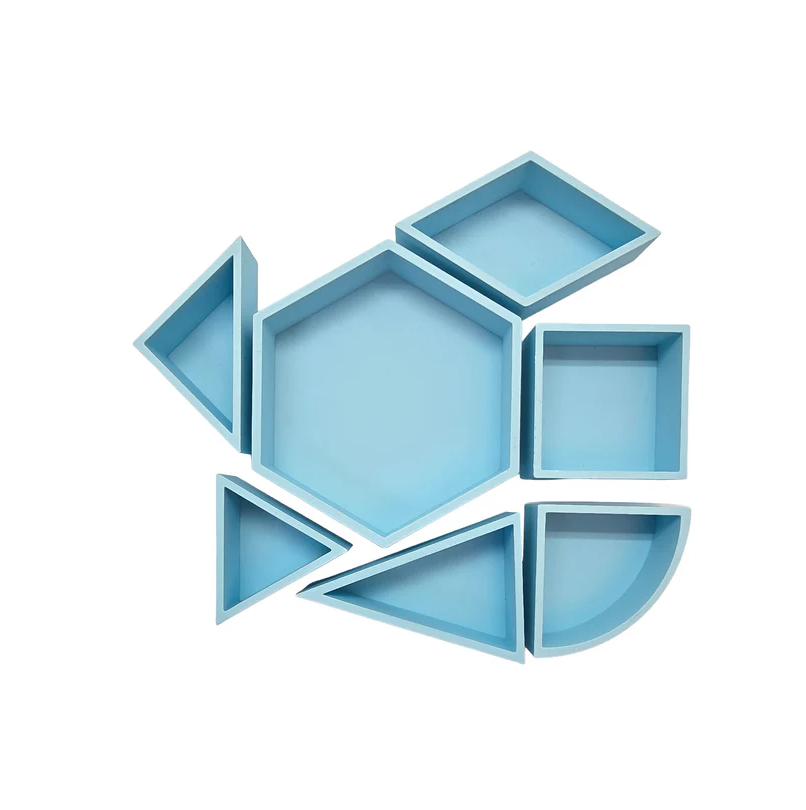 Mandigo Pastel Speelbakjes - blauw (per stuk)