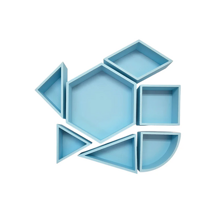 Mandigo Pastel Speelbakjes - blauw (per stuk)