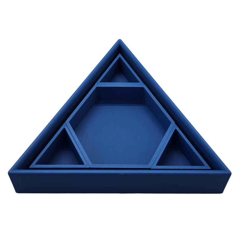 Mandigo regenboog inlegdriehoek - blauw