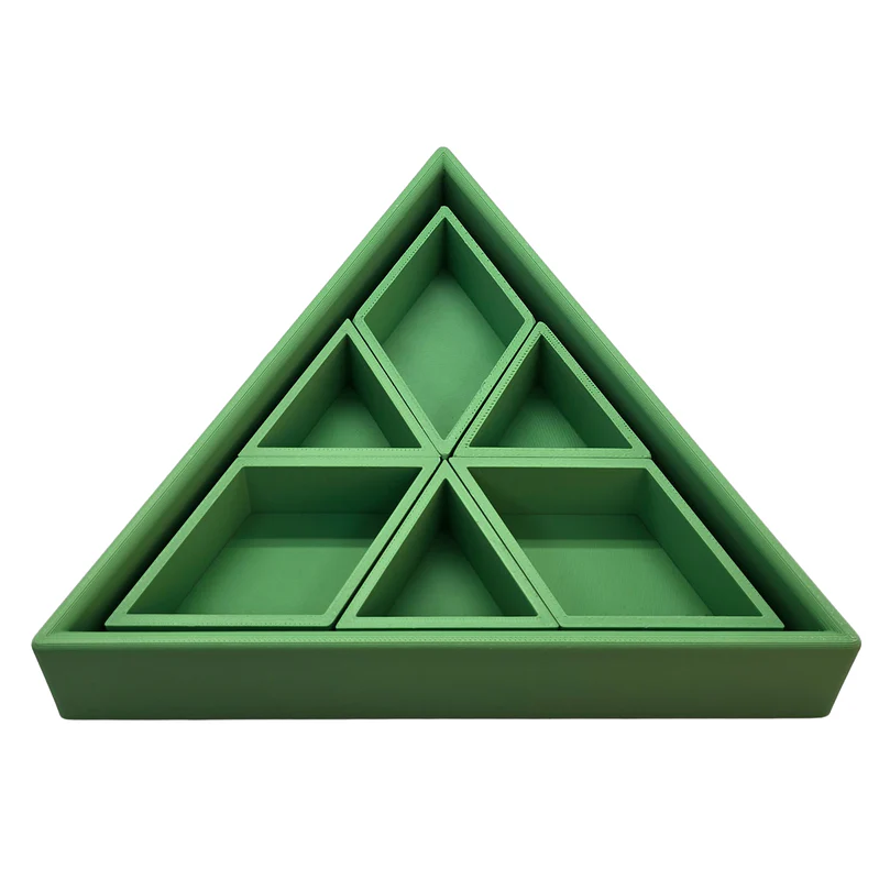 Mandigo regenboog inlegdriehoek - groen