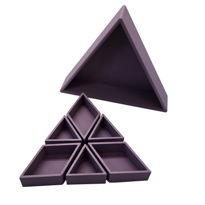 Mandigo regenboog inlegdriehoek - paars