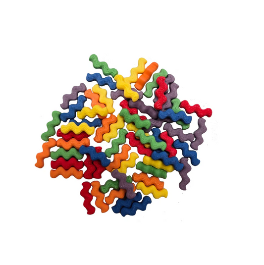 Grennn mini waves regenboog (los - set van 60 st)