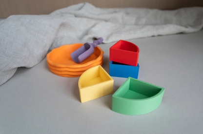 Regenboog Kwartcirkel Set