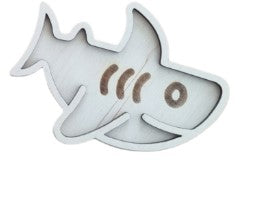 Houten mini vulvormen oceaan - per stuk