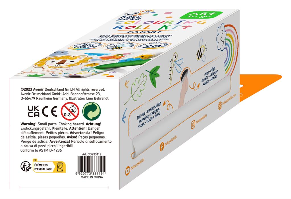 Kleurrol - thema safari