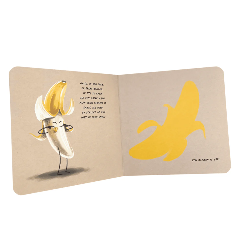 Höngry boek - Gaan met die banaan