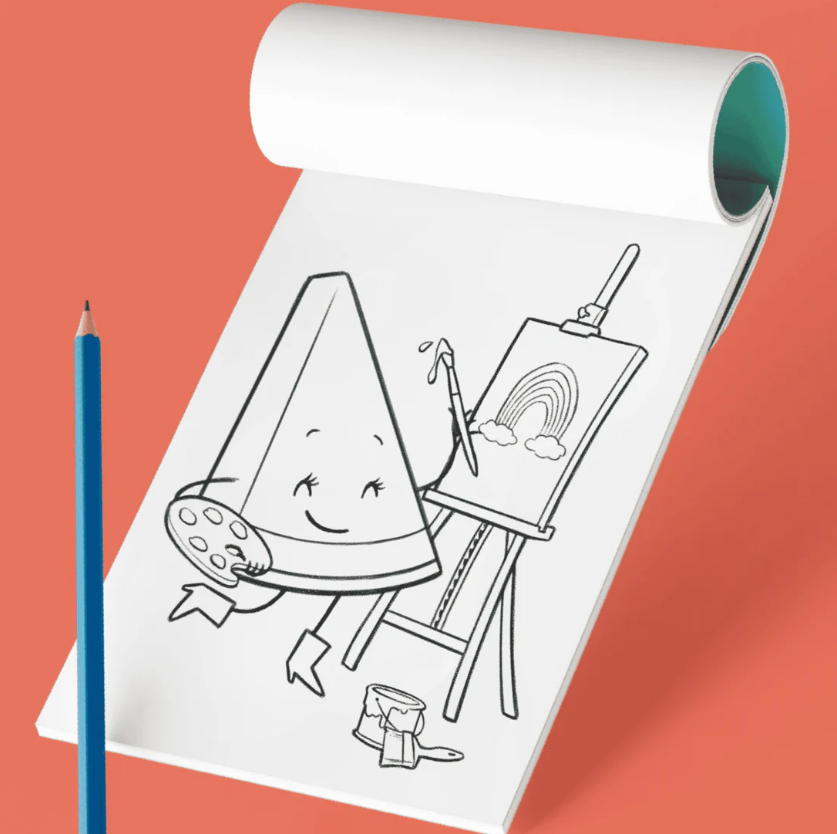 Höngry kleurboek - Kleuren met Mimi Watermeloen