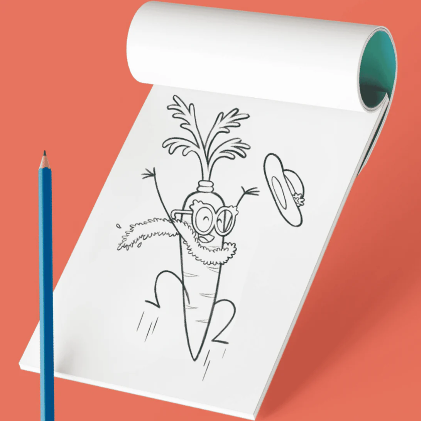 Höngry kleurboek - Kleuren met Mimi Watermeloen