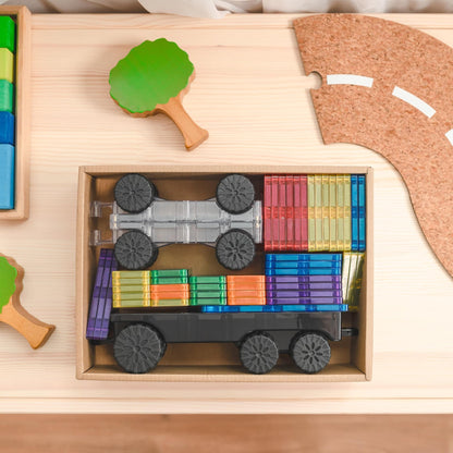 PRE ORDER Connetix Rainbow Transport Pack 50-delig